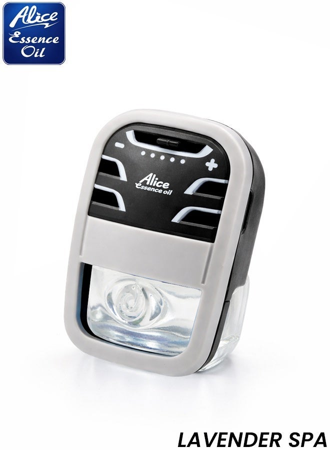 أليس معطر جو للسيارة من أليس إيسنس، زيت عطري برائحة اللافندر، معطر جو بمشبك قابل لتعديل الشدة، يدوم طويلاً، مزيل لروائح السيارة الداخلية - Image 1